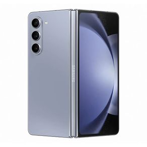 Smartphone Samsung Galaxy Z Fold 5 5G 512GB 12GB RAM Câmera Tripla 50MP + 12MP + 10MP Selfie 10MP 7.6" Azul claro - Sou como novo