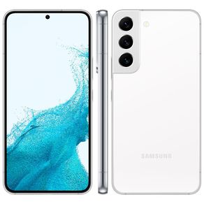 Smartphone Samsung Galaxy S22 128GB 8GB RAM Câmera Tripla até 50MP Frontal 10MP Tela 6.1” Branco - Fui Mais Usado