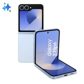 Smartphone Samsung Galaxy Z Flip6 5G 256GB 12GB RAM Câmera Dupla 50MP + 12MP Selfie 10MP Tela Dobrável de 6.7
