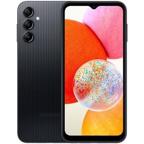Smartphone Samsung Galaxy A14 4G 128GB 4GB RAM Câmera Tripla 50MP + 5MP + 2MP Selfie 13MP Tela 6.6